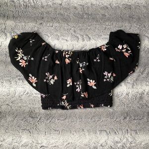 Floral crop top
